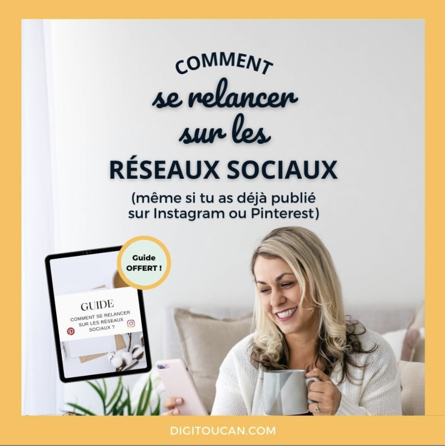 Guide reseaux sociaux Pinterest Instagram